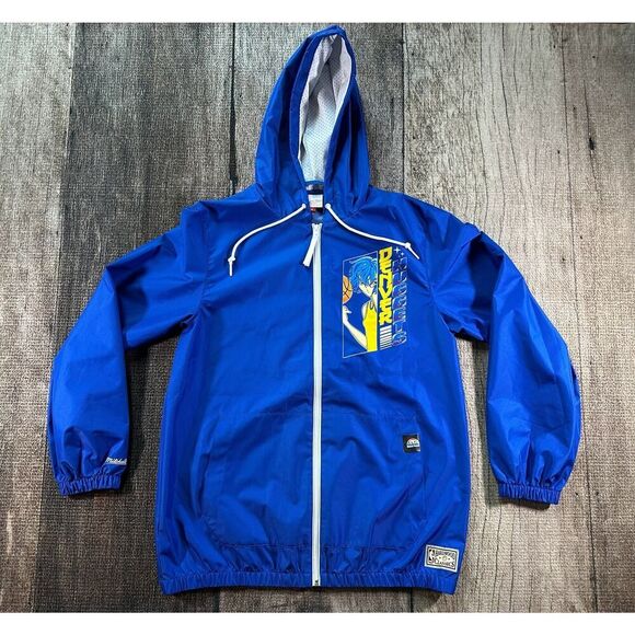 NWOT Mitchell & Ness Men's Denver Nuggets Hooded Hoodie Jacket Large - Picture 1 of 11